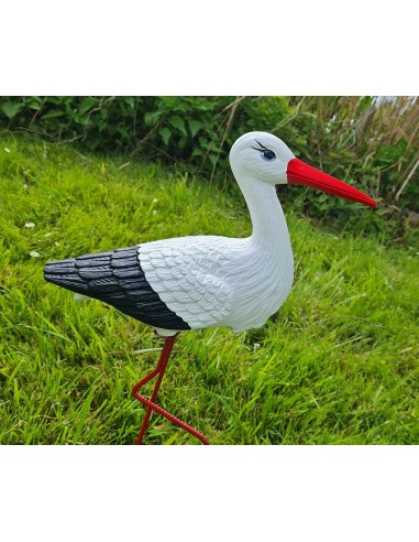 Kleiner Storch Figur H: 46cm Gartenfigur