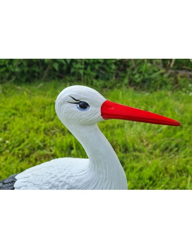 Kleiner Storch Figur H: 46cm Gartenfigur