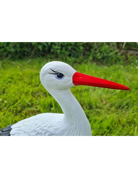Kleiner Storch Figur H: 46cm Gartenfigur