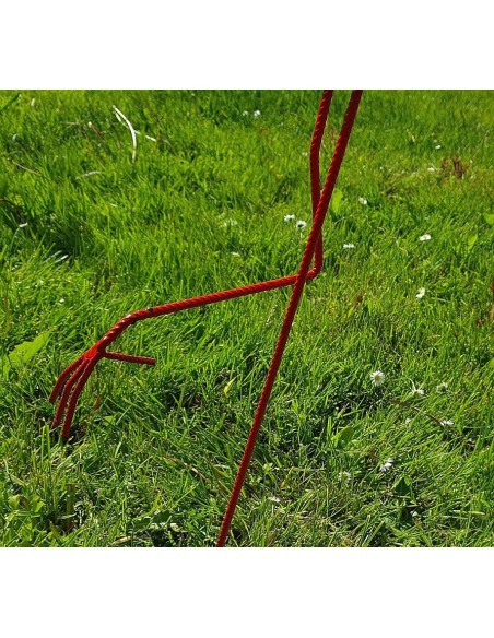 Mittelgroßer Fliegend Storch Figur H: 75cm Gartenfigur Statue Skulptur