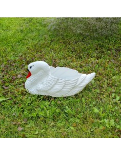 Junger Schwan Blumentopf Pflanzkübel Figur Gartenfigur