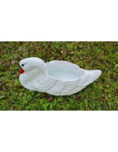 Junger Schwan Blumentopf Pflanzkübel Figur Gartenfigur 2