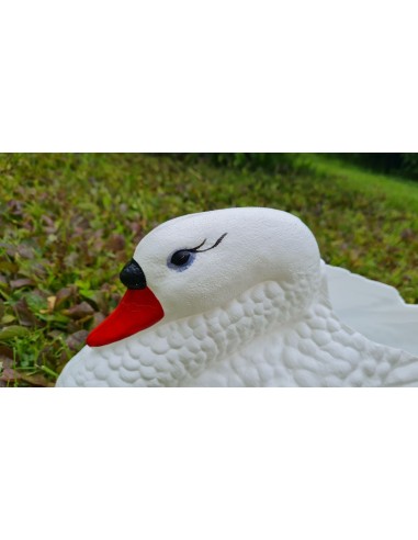 Junger Schwan Blumentopf Pflanzkübel Figur Gartenfigur