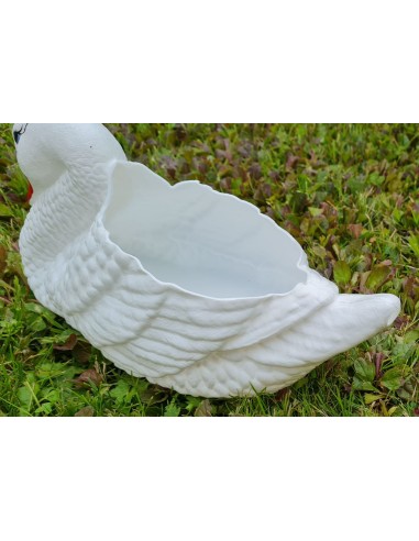 Junger Schwan Blumentopf Pflanzkübel Figur Gartenfigur