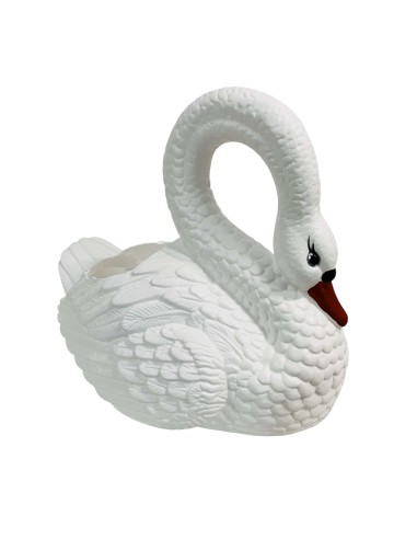 Schwan Blumentopf H: 55cm Pflanzkübel Figur Gartenfigur