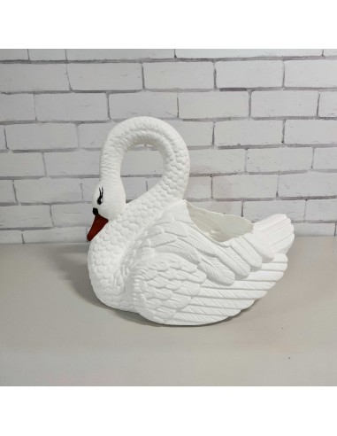 Schwan Blumentopf H: 55cm Pflanzkübel Figur Gartenfigur