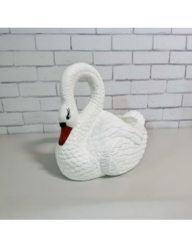Schwan Blumentopf H: 55cm Pflanzkübel Figur Gartenfigur
