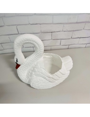 Schwan Blumentopf H: 55cm Pflanzkübel Figur Gartenfigur