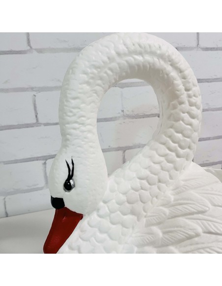 Schwan Blumentopf H: 55cm Pflanzkübel Figur Gartenfigur
