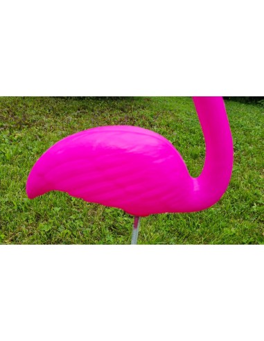 Kleiner Flamingo dunkel rosa H: 57cm Figur Gartenfigur