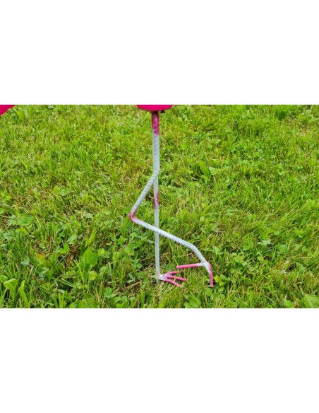 Kleiner Flamingo dunkel rosa H: 57cm Figur Gartenfigur
