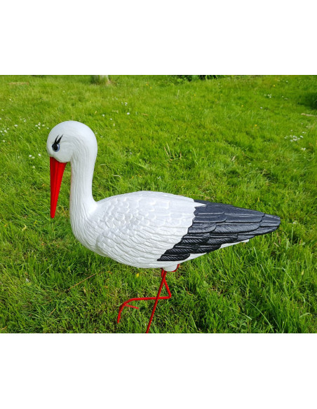 Figurine décorative Cigogne Médiocre H: 75 cm de Jardin décoration extérieure
