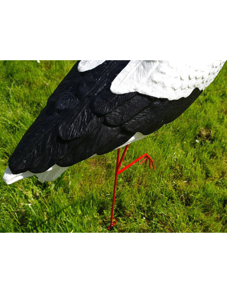 Figurine décorative Cigogne Grand H: 88 cm de Jardin décoration extérieure