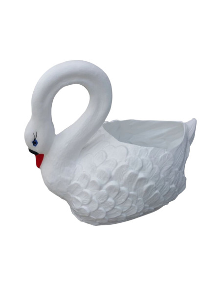 Medium Swan planter H: 42cm Sculpture Statue Figure